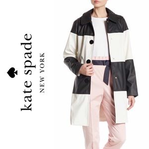 Kate Spade Color Block Rain Jacket